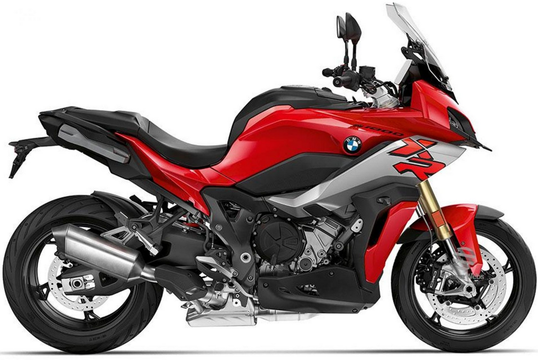 BMW S 1000 XR 2020 2021 racing Czerwony Jednolity YNA5 vinyl kit aufkleber race decals juula motocolors