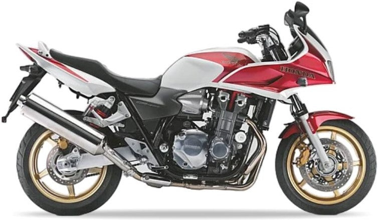 Honda CB 1300S 2008 2009 white NFA66KF graphics kit stickers autocollants replika juula motocolors