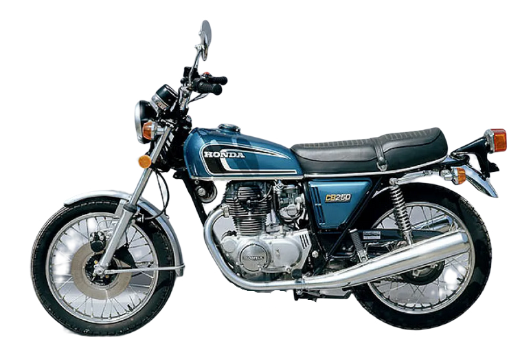 Honda Cb 250 G 1976 Niebieski custom decals autocollants fuel tank juula motocolors