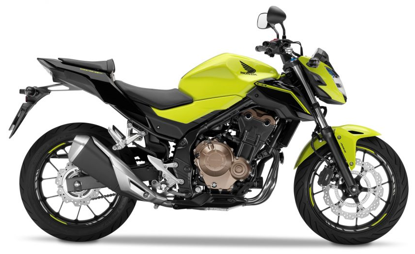 Honda Cb 500 F 2016 2018 Zolto Czarny vinyl decals adesivi racebike juula motocolors