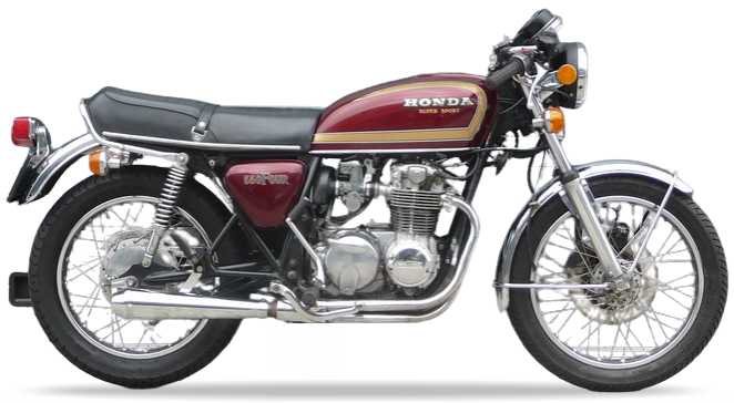 Honda Cb 550 Super Sport 1977 Czerwony R8Cs stickers juula motocolors