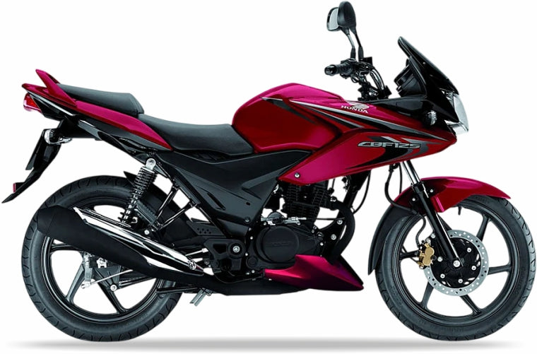 Honda Cbf 125 2013 Czerwony R320 custom decals adesivi side panels juula motocolors