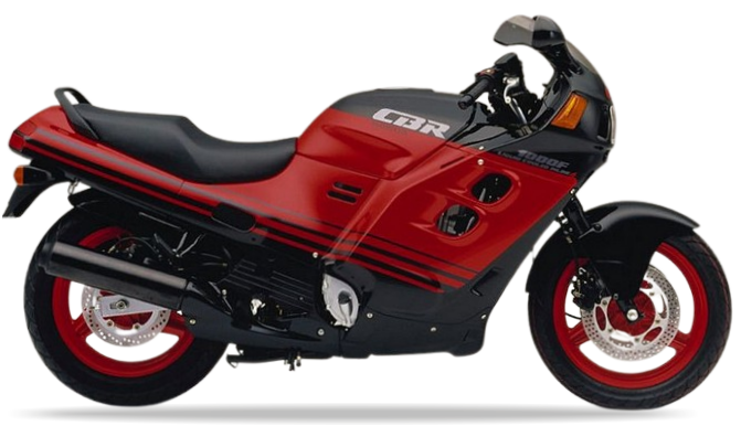 Honda Cbr 1000 F 1988 Granit Niebieski Pb184K motorbike decals kit graficas replicas juula motocolors