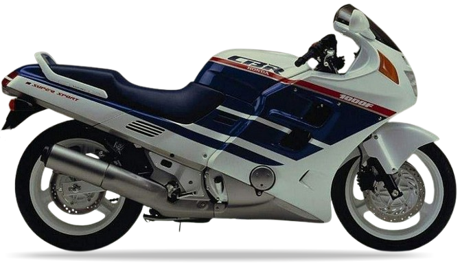 Naklejki na motocykl Honda Cbr 1000 F 1989 Biały Nh193H - Juula