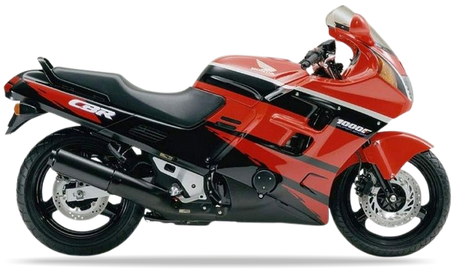 Honda Cbr 1000 F 1992 Czarny Nh1E stickers decals autocollants restoration kit juula motocolors