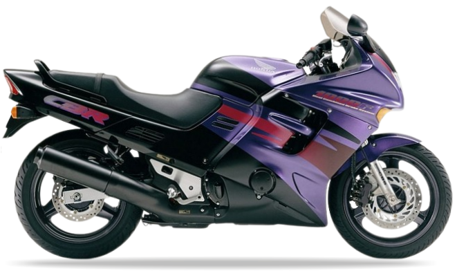Honda Cbr 1000 F 1994 Fioletowy Rp138B vinyl kit decals pegatinas restoration juula motocolors