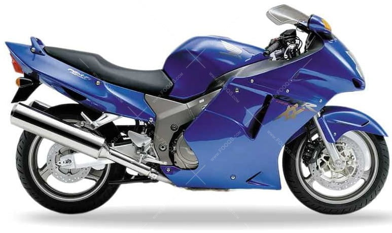 Honda Cbr 1100 Xx Blackbird 1999 2001 Niebieski Srebrny graphics kit aufkleber aftermarket juula motocolors