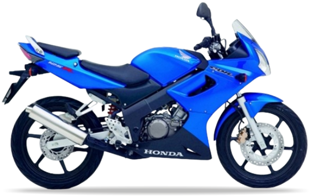 Honda Cbr 125 R 2004 2005 Niebieski Pb325E Czarny stickers decals pegatinas fairings racebike juula motocolors