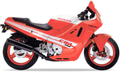 Honda Cbr 600 F 1987 1988 Czerwony R134 stickers decals pegatinas fairings racebike juula motocolors