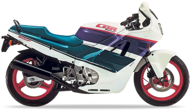 Honda Cbr 600 F 1990 Biały Nh193H motorcycle stickers set adesivi fairings juula motocolors