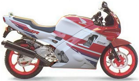 Honda Cbr 600 F 1992 Biały Nh193K motorbike stickers pegatinas cowling juula motocolors