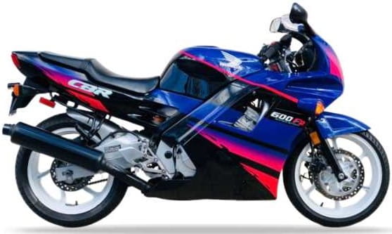 Honda Cbr 600 F 1992 Czarny Niebieski P20Q stickers decals adesivi aftermarket replicas juula motocolors