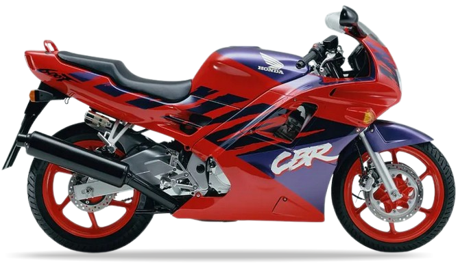 Honda Cbr 600 F 1993 Czerwony R158 replica decals autocollants bodywork juula motocolors