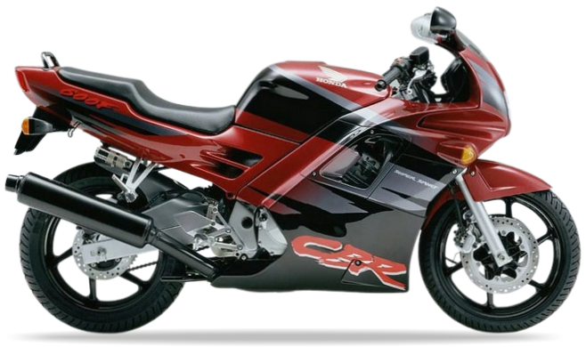 Honda Cbr 600 F 1994 Czerwony Czarny Nh343 stickers decals matrica restoration juula motocolors