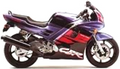 Honda Cbr 600 F 1994 Lawendowo Czarny Nh1 motorcycle decals nalepky aftermarket juula motocolors