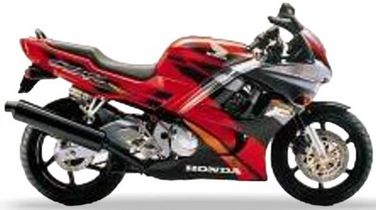 Honda Cbr 600 F 1995 Czerwony R127 Szary graphics kit autocollants fairings juula motocolors
