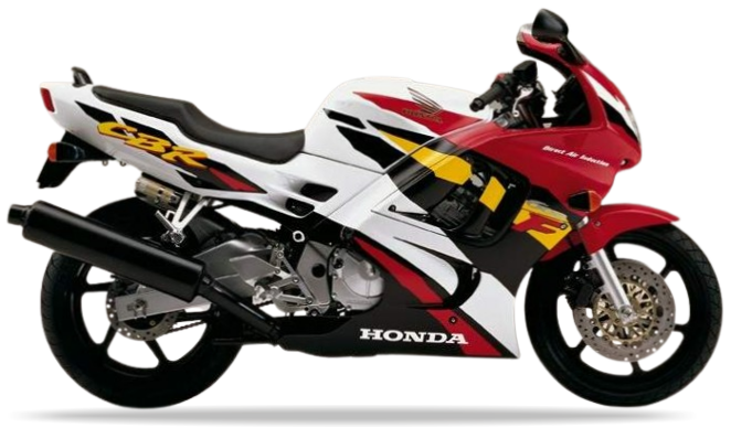 Honda Cbr 600 F 1996 Biały Nh196K motorbike stickers autocollants custom kit juula motocolors