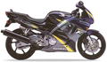 Honda Cbr 600 F 1996 Czarny Nh1H Niebieski replica decals grafiche fuel tank juula motocolor