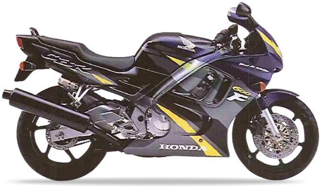 Honda Cbr 600 F 1996 Czarny Nh1H Niebieski replica decals grafiche fuel tank juula motocolor