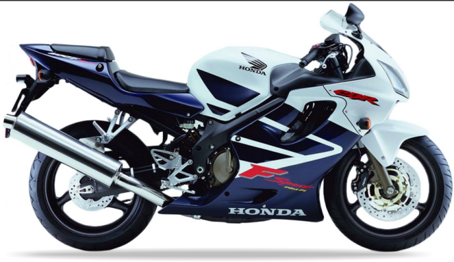 Honda Cbr 600 F Sport 2001 2002 Biały Nh196 stickers decals autocollants restoration kit juula motocolors
