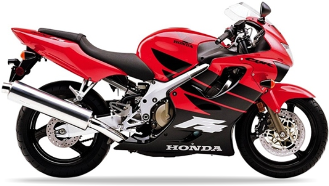 Honda Cbr 600 F4 1998 2000 Czerwony R258 Czarny replica decals set aufkleber fuel tank juula motocolors