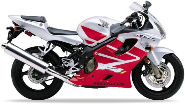 Honda Cbr 600 F4 2001 2006 Srebrny Nh146B Czerwony motorcycle graphics adesivi replicas juula motocolors