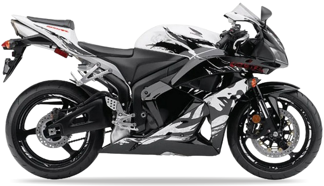 Honda Cbr 600 Rr Leyla 2010 Biały Nha66B custom decals autocollants fuel tank juula motocolors