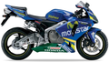Honda Cbr 600 Rr Movistar 2006 Niebieski Pb215 motorbike stickers pegatinas cowling juula motocolors