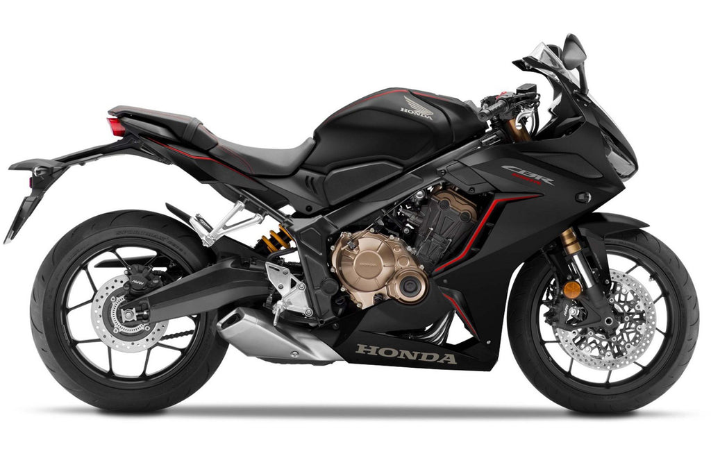 Honda Cbr 650 R 2019 Czarny Mat race decals grafiche aftermarket kit juula motocolors