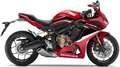 Honda Cbr 650 R 2021 Czerwony R380 custom decals autocollants fuel tank juula motocolors