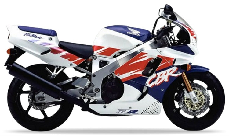 Honda Cbr 900 Rr 1993 Biały Niebieski Czerwony motorbike stickers autocollants custom kit juula motocolors