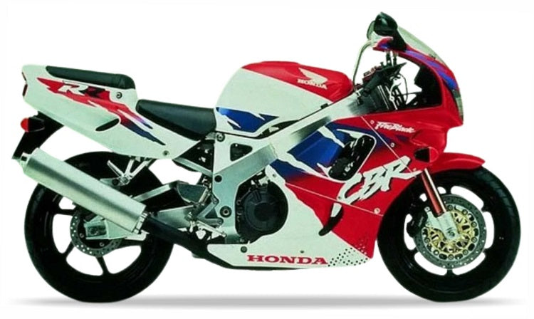 Honda Cbr 900 Rr 1994 1995 Czerwony Biały Niebieski Nh196K stickers decals autocollants restoration kit juula motocolors