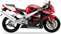 Honda Cbr 929 Rr 2001 Czerwony R258 motorbike stickers pegatinas cowling juula motocolors