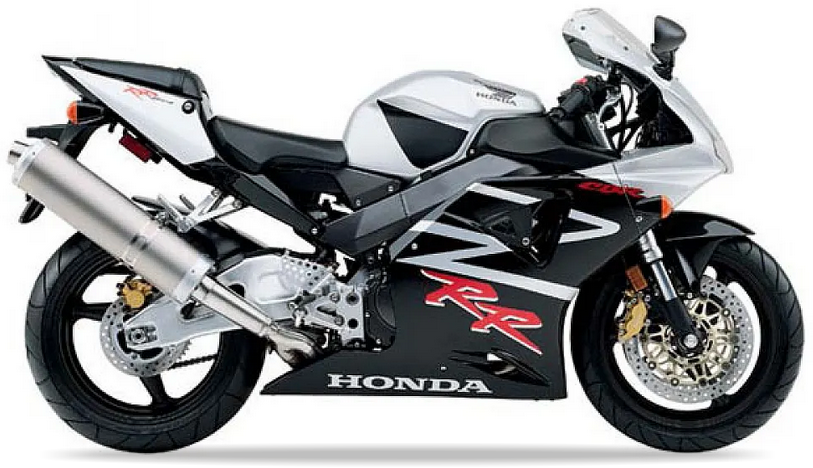 Honda Cbr 954 Rr 2002 2003 Usa Srebrny Czarny Nh146 custom decals autocollants fuel tank juula motocolors