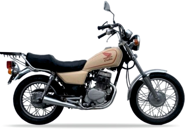 Honda Cm 125 Custom 1993 Beżowy Yr169 oem replica stickers decals grafiche juula motocolors