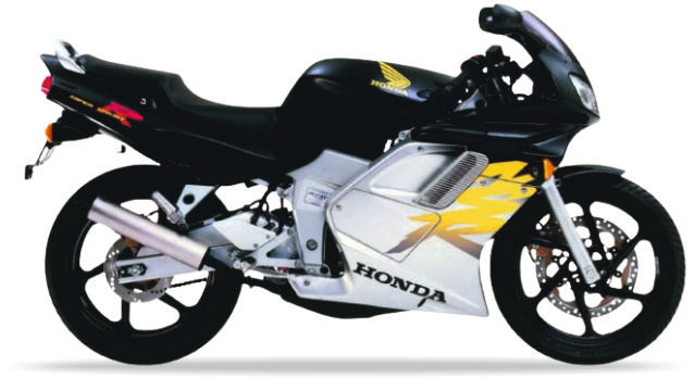 Honda Nsr 125 1999 2000 Czarny Srebrny motorbike decals kit graficas replicas juula motocolors