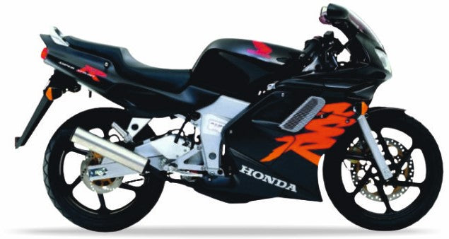 Honda Nsr 125 1999 2000 Czarny stickers decals matrica restoration juula motocolors