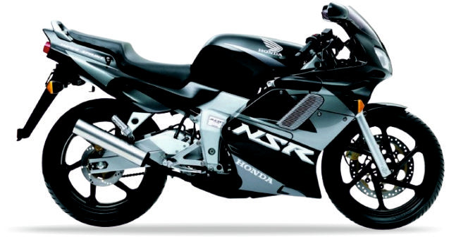 Honda Nsr 125 2001 2002 Czarny custom decals adesivi side panels juula motocolors