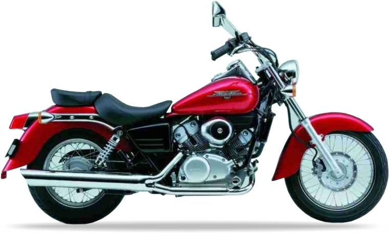 Honda Shadow Vt 125 Cx 1999 Czerwony R101 replica decals autocollants bodywork juula motocolors