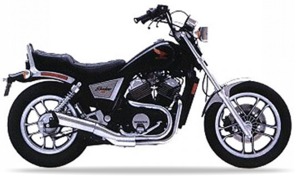 Honda Shadow Vt 500 1983 1984 Czarny Nh1 vinyl decals adesivi racebike juula motocolor