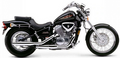Honda Shadow Vt 600 Vlx 2001-2003 Czarny Nh1 bike stickers aufkleber side panels juula motocolors
