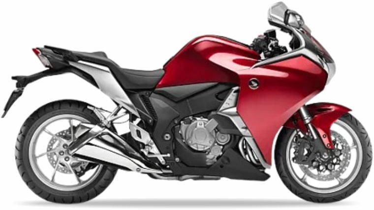 Honda Vfr 1200F 2010 2015 Czerwony R342 bike stickers set grafiche adesivi custom juula motocolors