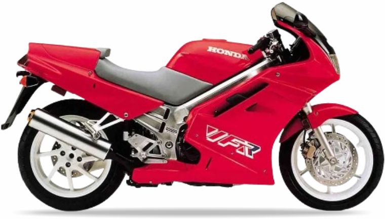 Honda Vfr 750 F 1990 Czerwony R157 stickers decals matrica restoration juula motocolors