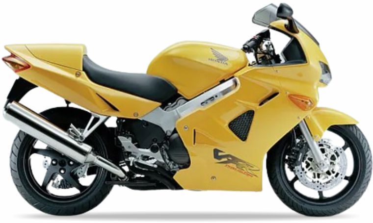 Honda Vfr 800 1999 2000 Żółty Y124 bike stickers aufkleber side panels juula motocolors