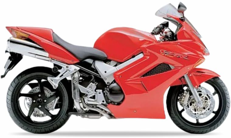 Honda Vfr 800 V-Tec 2002 2003 Czerwony R157 custom decals adesivi side panels juula motocolors