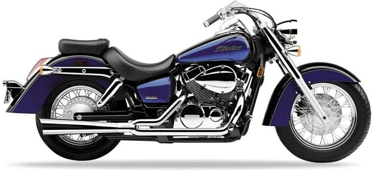 Honda Vt 750 Shadow Aero 2004 2007 Niebieski replica decals set aufkleber fuel tank juula motocolors