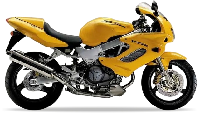 Honda Vtr 1000 F Firestorm 1997 2000 Perłowy Błysk Żółty Y163 bike stickers set grafiche adesivi custom juula motocolors