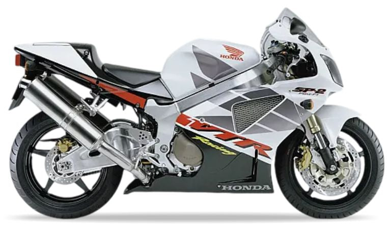 Honda Vtr 1000 Sp 2 2002 2004 Biały Nh196B stickers decals pegatinas fairings racebike juula motocolors