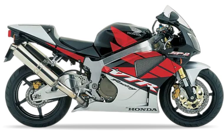 Honda Vtr 1000 Sp 2 2004 2005 Czarny Nh1E stickers decals autocollants restoration kit juula motocolors
