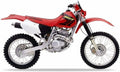 Honda XR 400R 2002 Czerwony R134 stickers decals autocollants restoration kit juula motocolors